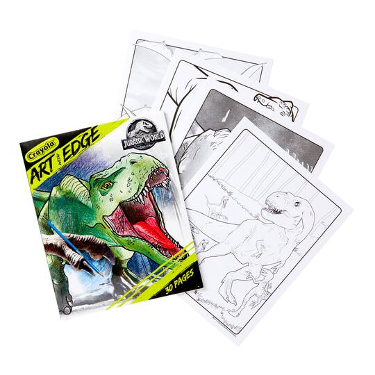 Crayola Art With Edge Coloring Pages Jurassic World